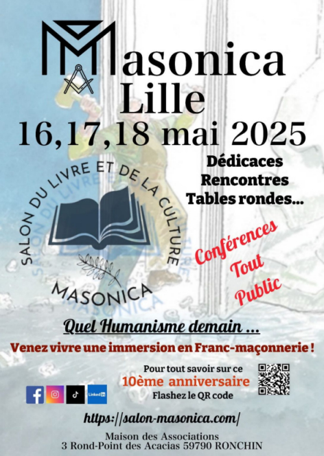 salon du livre maçonnique Lille 2025
